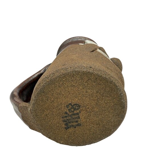 Mark Hines Studio Art Pottery DADS 3D Stoneware Mug Ugly Face Character Vtg 80s - Picture 7 of 10